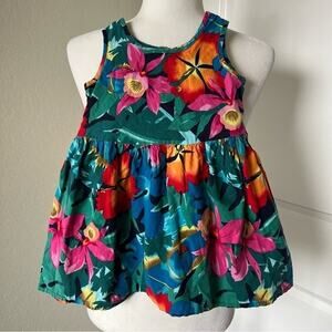 Hilo Hattie Hawaiian Sleeveless Toddler Dress
